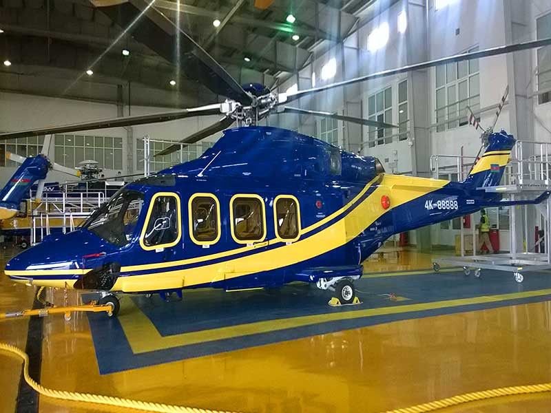 Helicopter tour in Baku, Azerbaijan